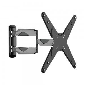 Brateck Slim Full-motion Curved &amp; Flat Panel TV Wall Mount - For most 23"-55" curved &amp; flat panel TVs