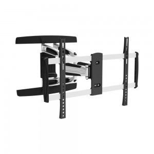 Brateck Chic Aluminum Full-Motion TV Wall Mount - For most 37"-70" curved &amp; flat panel TVs