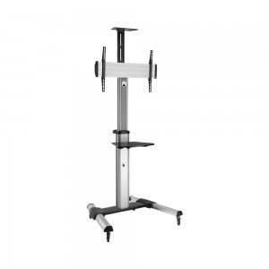Brateck Telescopic Height Adjustable TV Cart - For most 37"-70" LED/LCD Flat Panel TVs