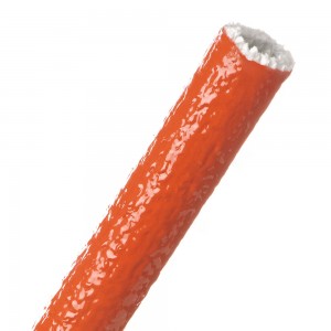 Techflex 1m (19mm) FireFlex Aero Self-Extinguishing Silicone Rubber Over Fiberglass Sleeve (FIA) - Red