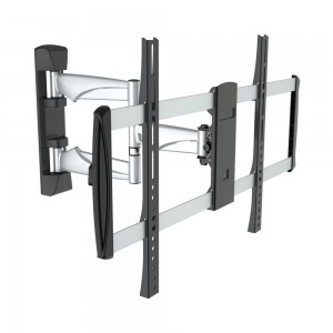 Brateck Elegant Aluminum Full-motion TV Wall Mount - For most 37"-70" LED- LCD Flat Panel TVs