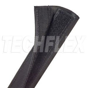 Techflex 1m Dura Wrap with Velcro 25.4mm - Black (DWN1.00BK)