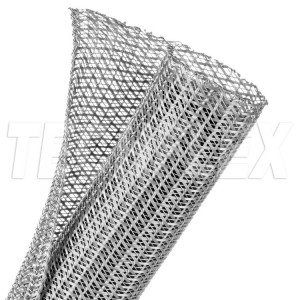 Techflex 1m Platinum Grey Wrap Split Braid Tube (F6N1.50PG)