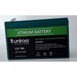 Power Solutions 12.8v 7Ah 89.6 Wh High Draw Li-FEPO4 Battery