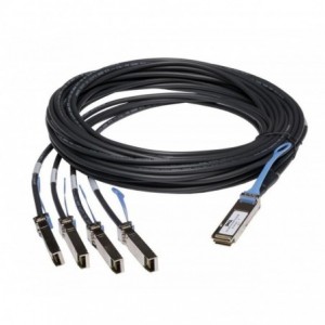 Dell Force10- 40Gbe QSFP+ to 4x10GbE DAC- 5m Dell Networking Cable