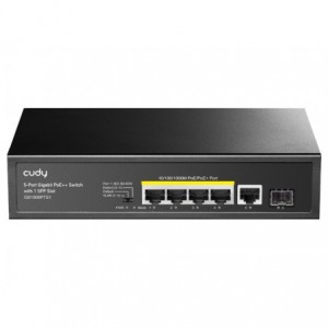 Cudy 5 Port Gigabit with 4 PoE 120W 1SFP Switch