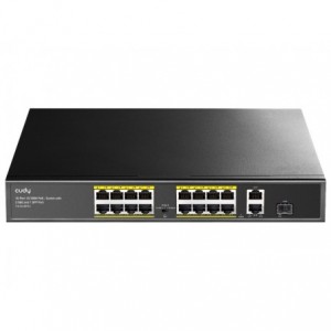 Cudy 18 Port with 16 PoE 190W 2 Gigabit 1SFP Combo Switch