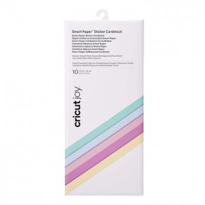 Cricut Joy Smart Paper Sticker Cardstock 5.5X13 10 Pack (Pastels Sampler)
