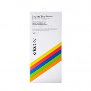 Cricut Joy Smart Sticker Cardstock 5.5X13 10 Pack (Brightbow Sampler)