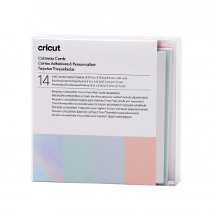 Cricut Cut-Away Cards Pastel S40 (121 cm X 121 cm) 14-Pack