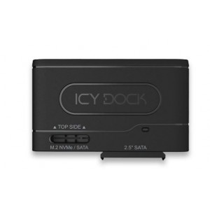 Icy Dock Type-C to 2.5" SATA SSD/HDD &amp; M.2 NVMe/SATA SSD Adapter