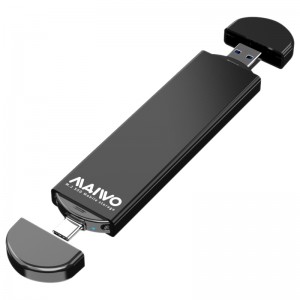 Maiwo M.2 SATA SSD Enclosure Dual (K1683L)