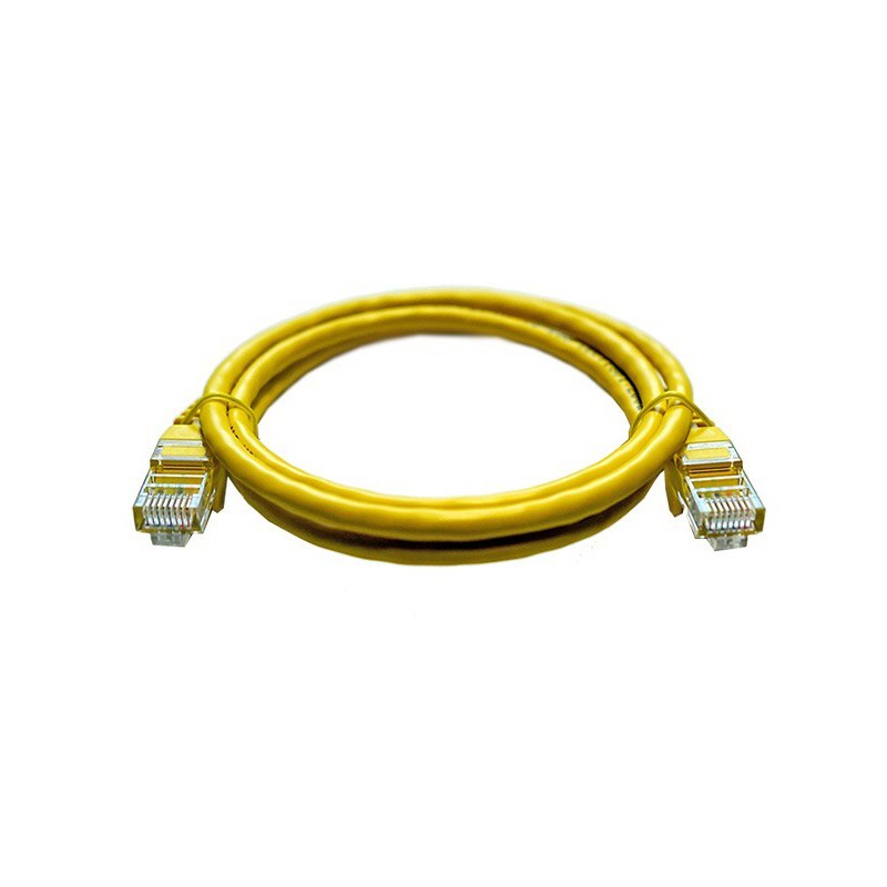 1M UTP Cat5e Flylead Yellow