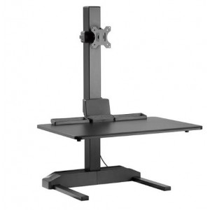 LinkQnet Bracket Sit-Stand Electric Desktop - Single Monitor