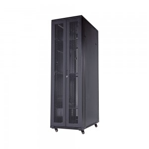 LinkQnet 22U 600X600mm Cabinet With Double Mesh Doors