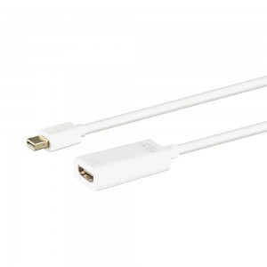 LinkQnet 4K Mini DisplayPort Male to HDMI Female Converter