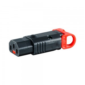 C13 Female Rewireable Lockable IEC Connector