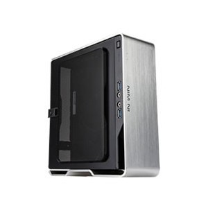 InWin Chopin Mini ITX ATX Case with 150w 80PLUS Bronze PSU — Silver and Black