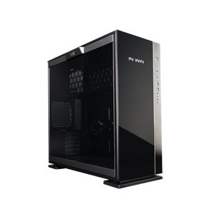 InWin 305 Mid Tower Chassis - Black (No-PSU- ATX- Window)