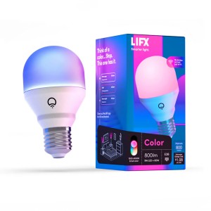 LIFX Colour A19 Smart Wi-Fi LED Light Bulb - 800 Lumens / E26 / works with Alexa- Google- and Homekit