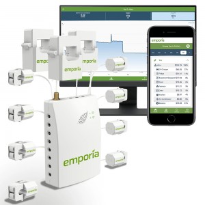 Emporia Vue Gen 2 Energy Monitor - 200A 3-PHASE Sensors and 8x 50A Sensors