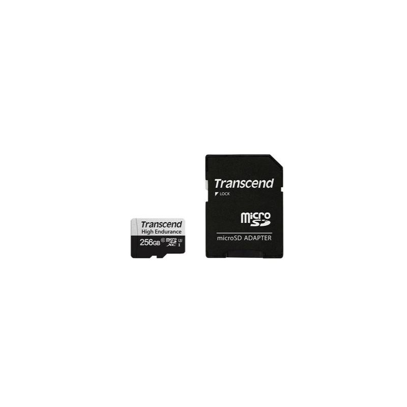 Transcend 256GB UHS- I Class 10 High Endurance microSDXC Memory