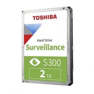 Toshiba S300 2TB 5400 RPM 3.5 Inch SATA Surveillance Internal Hard Disk Drive