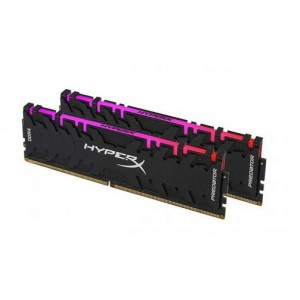 HyperX Predator RGB 64GB (2 x 32B) DDR4 DRAM 3200MHz C16 Memory Kit — Black