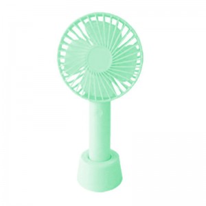 Mini Handheld Fan with Base - 2600mAh USB Rechargeable Battery (Multiple Colours)