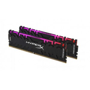 HyperX Predator RGB 32GB (2 x 16GB) DDR4 DRAM 3000MHz C15 Memory Kit — Black