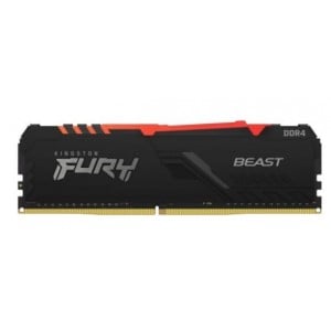 Kingston Fury Beast RGB 16GB (1x16GB) DDR4-3600MHz CL18 1.35V Black Desktop Memory