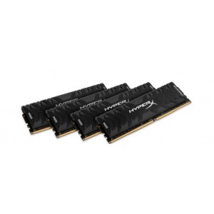 HyperX Predator 64GB DDR4-2400 (4x16GB) Kit - CL12- 1.35V - Black