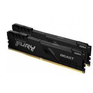 Kingston Fury Beast 32GB (2x16GB) DDR4-2666MHz CL16 1.20V Black Desktop Memory