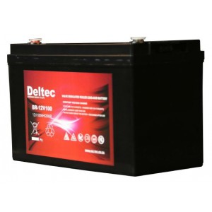 Deltec 12V 100Ah AGM Battery - Revitalized/Recovered Batteries (No Warranty)