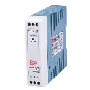 Vivotek MDR-10-12 10W Single Output Industrial DIN Rail Power Supply