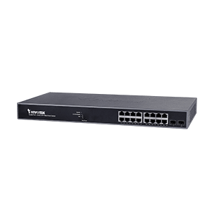 Vivotek 16xGE PoE + 2xGE SFP Web Smart Managed Switch