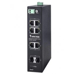 Vivotek Industrial 4xGE PoE + 2xGE UTP + 2xGE SFP Switch