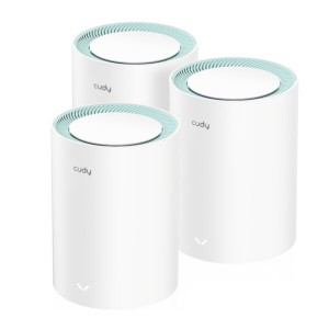 Cudy M1300 AC1200 Gigabit Whole Home Wi-Fi System - 3 Pack
