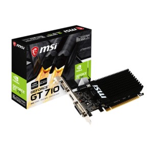 MSI NVIDIA GeForce GT 710 2GB GDDR3 Graphics Card – Black