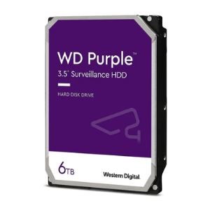 Western Digital WD62PURZ Purple Surveillance 3.5-inch 6TB Serial ATA III Internal Hard Drive