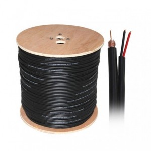 UltraLAN RG59 Siamese Coaxial &amp; Power Cable - 300m