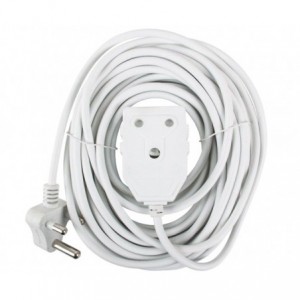 10A Extension Cord with Double Coupler - 10m
