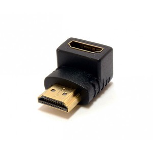 DTECH 90 Degree Male to Female HDMI Adapter