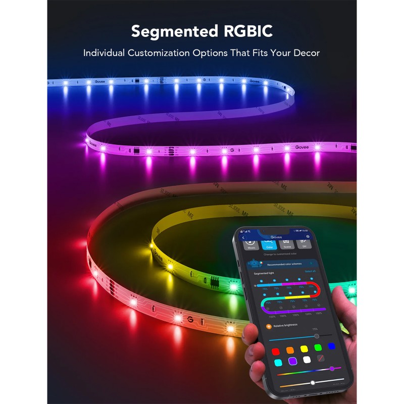Govee RGBIC Basic LED Strip Lights (20m / 30m) - GeeWiz