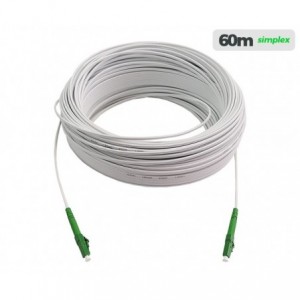 UltraLAN Pre-Terminated Drop Cable (LC/APC) Simplex - 60m - White