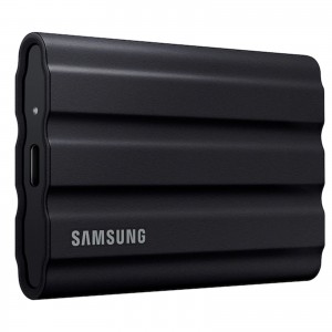 Samsung MU-PE4T0S T7  Shield Portable SSD 4 TB USB 3.2 (Gen2 10Gbps) backwards compatible - Black