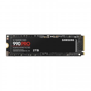 SAMSUNG MZ-V9P2T0BW 990 PRO 2 TB NVMe SSD - Read Speed up to 7450 MB/s / Write Speed to up 6900 MB/s