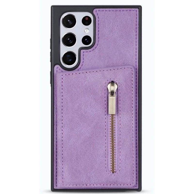 Galaxy S21 256GB パープル本体＋ケース＋予備バックパネル Samsung S21 Cover Case - with Card Slots / Holder / Wallet - GeeWiz