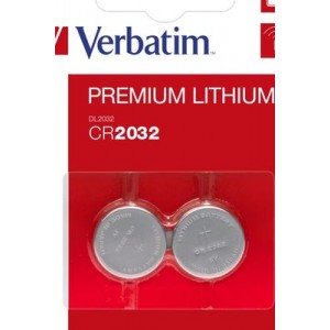 Verbatim cr2032 lithium button battery 3v 2s (10 pack)