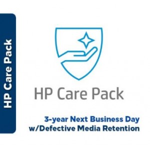HP Samsung 3 yr Next business day w/Defective Media Retention Service for Color MFP High
